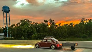 1962 VW Beetle clutch replacement and LED headlight conversion led headlights [upl. by Nnaeed]