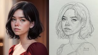 Discover the Secrets of Creating Stunning Portrait By Loomis Method Drawing [upl. by Rumilly]