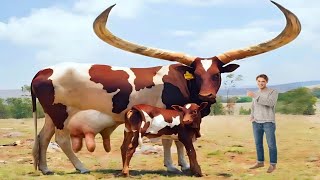 Guinness 🌟 World Record Longest Horns Texas Longhorns Cow Full Documentary Video [upl. by Alda]