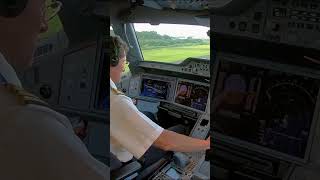 Airbus A350 Takeoff  Cockpit View shorts orts [upl. by Naleag]