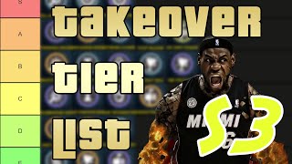 NBA 2K22  Takeover Tier List Season 3 [upl. by Leahcimnaj]