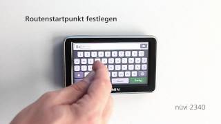 Garmin Tutorial  Routenplanung auf dem nüvi [upl. by Gnof]