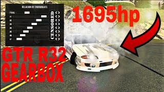 NISSAN GTR R32 BEST DRIFT GEARBOX  CAR PARKING MULTIPLAYER [upl. by Ollie]