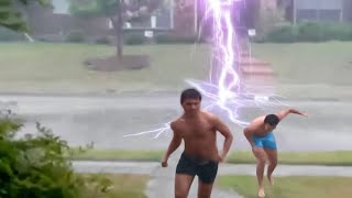 Scary Lightning Strikes Caught on Camera [upl. by Eves]