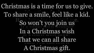 Christmas Wish Lyrics One Voice [upl. by Sherar]