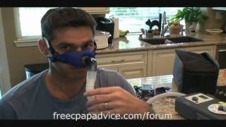 Circadiance Elan Cloth CPAP Mask Fitting and Review [upl. by Hillyer]