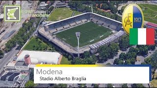 Stadio Alberto Braglia  Modena FC 2018  2019  Google Earth [upl. by Tuinenga]