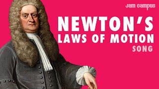 NEWTONS LAWS OF MOTION SONG Parody of DNCE  Cake By The Ocean [upl. by Aisats]