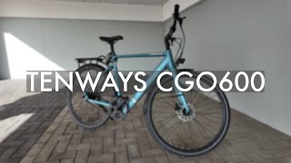 TENWAYS CGO600  Das Perfekte EBike für die Stadt Ersteindruck [upl. by Araeit]