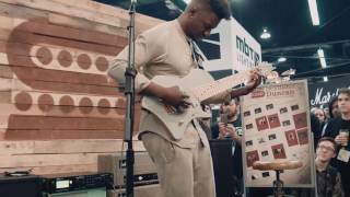 Tosin Abasi The Woven Web Seymour Duncan NAMM 2016 [upl. by Everett]