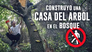 Construyo una CASA DEL ÁRBOL a MANO [upl. by Marozas]