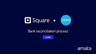 How To Easily Do Bank Reconciliations with the Square  Xero Official Accounting Integration  Amaka [upl. by Ahsieni]