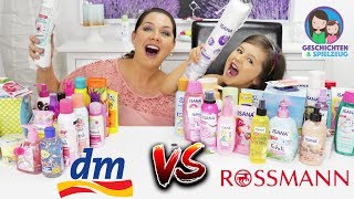 DM vs ROSSMANN XXL Shoppen amp Haul Der große Produkt Vergleich Geschichten und Spielzeug [upl. by Peednama]