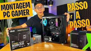 Como MONTAR PC GAMER completo PASSO A PASSO em 2024  AMD RYZEN 8600G  B650M PLUS [upl. by Girardi]