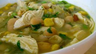 Chicken and White Bean Chili Recipe [upl. by Divan]