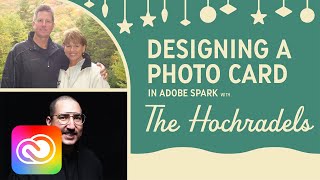 Create a Holiday Photo Card With The Hochradels  Adobe Creative Cloud [upl. by Sybley]