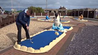 Surfside Crazy Golf in Abergele  Ace on Hole 1 [upl. by Gilford322]