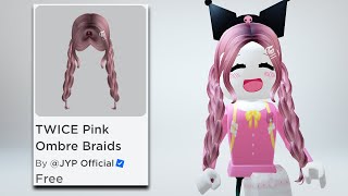 ROBLOX TWICE SQUARE FREE HAIR IS FINALLY HERE 🥰 FASTEST METHOD [upl. by Ennaoj]