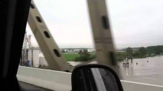 Mississippi River Great Flood 2011 Caruthersville Missouri [upl. by Haletta]