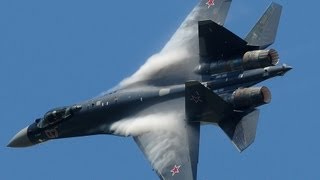 Paris Air Show 2013  Su35 vertical takeoff  Air Show HD [upl. by Aun96]