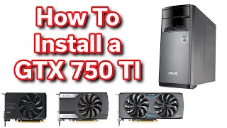 GTX 750 TI Install  300 Computer  ASUS M32AD  GTX 750 TI Install  Intel i3  37GHz [upl. by Annol686]