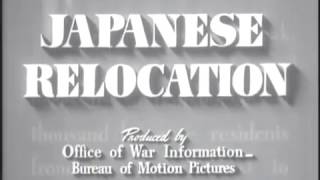 1943 US governmentproduced film quotJapanese Relocationquot addresses relocation camps [upl. by Ahsitam]