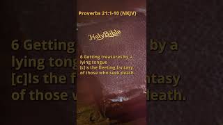 Proverbs 21110 NKJV [upl. by Enehpets]