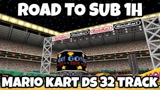 Can I Complete this Speedrun Challenge Mario Kart DS 32 Track  Road to Sub 1 Hour [upl. by Orlando251]