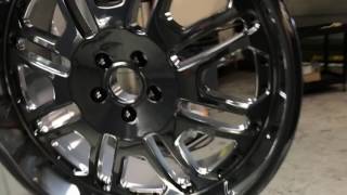 Powder Coating Wheels in Black Chrome [upl. by Vial]