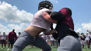 Campbellsville University Football Camp Week 1 [upl. by Frasch]