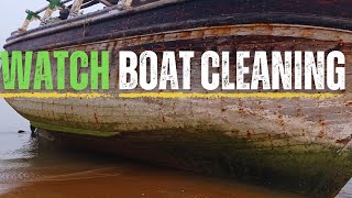 Boat Cleaning  How to Remove Fouling from Your Boats Surface  Easy Cleaning Tips  Cleaning [upl. by Ande]