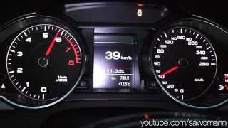 2013 Audi A5 Coupé 20 TFSI quattro 225 HP 0100 kmh amp 0100 mph Acceleration GPS Measurement [upl. by Ettennig596]