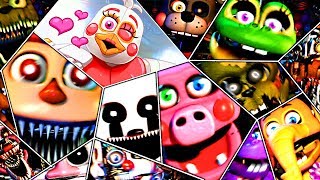 FNAF 7 ВСЕ СКРИМЕРЫ из FNAF Ultimate Custom Night ALL JUMPSCARES  ФНАФ 7 ВСЕ 58 СКРИМЕРОВ [upl. by Francoise698]