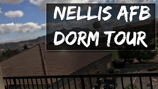 AIR FORCE DORM TOUR Nellis AFB [upl. by Naehgem]