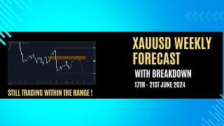 XAUUSD Weekly Forecast  Breakdown  17th  21st June 2024 [upl. by Darton]