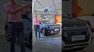 Updated Citroen C3 amp C3 Aircross revealed shorts [upl. by Paloma]