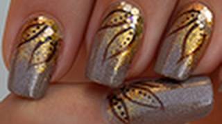 nail art dautomne ongles courts [upl. by Cyrille757]