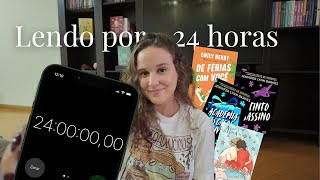 Decidi ler por 24 horas  vlog de leitura [upl. by Hak]