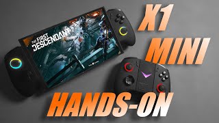 The X1 Mini 8840U From OneXPlayer Is HERE First Impressions and HandsOn [upl. by Bonner207]