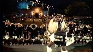 Edinburgh Tattoo 1996 Zulus the gael last of the mohicans [upl. by Nylatsirhc]