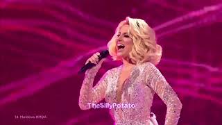 Misscatylove ft Natalia Gordienko  Sugar Intro Moldova Eurovision 2022 [upl. by Buehler418]