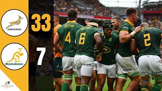 SPRINGBOKS HAMMER AUSTRALIA  South Africa vs Australia Review [upl. by Adamok]