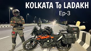 KOLKATA To LADAKH Bike Trip 2023  Ep 3  Baidik Chatterjee [upl. by Airahcaz]