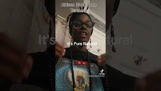 African Black Soap w Turmeric by Its Pure Natural on TikTok shop My 1st TikTok add [upl. by Aremaj]