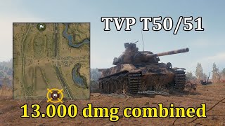 13000 dmg combined with TVP T5051 on Prokhorovka South 👍👍👍 [upl. by Bailey]