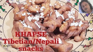 Khapse I Yummy NepaliTibetian snacks I [upl. by Htevi]