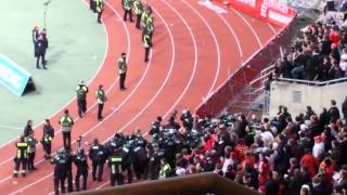 1FC Nürnberg vs FC Bayern  Ultras präsentieren Südkurve München Fahne [upl. by Segroeg]