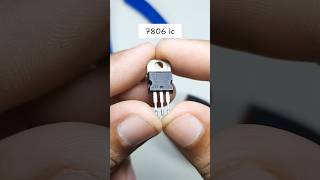 Adjustable Voltage Regulator Using 7806 ic 😱  Electronics shorts [upl. by Anderer]