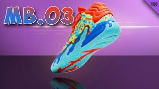 First Look at the PUMA MB03 Lamelo Balls Shoe [upl. by Elocen]