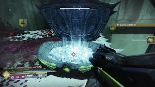 Locate a Cryptoglyph rune in the Alluring Curtain  Deepsight cache  Destiny 2 [upl. by Hannasus]